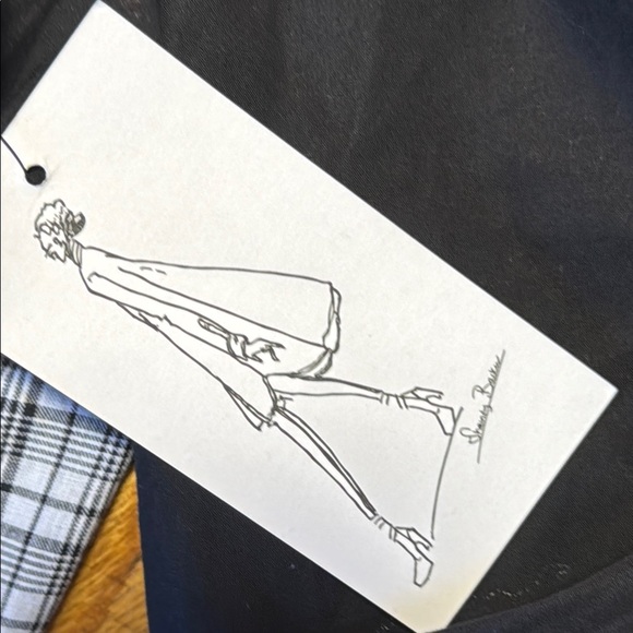 PROJECT‎ 6 NY NWT Maaya Long Black Gingham Poplin Button-Up Shirt Dress Size S - Picture 7 of 16